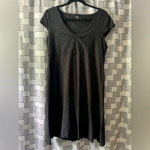 Dark Gray casual cotton dress